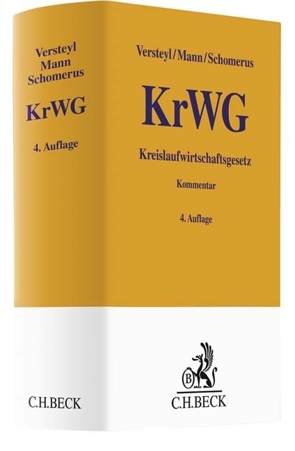 Kreislaufwirtschaftsgesetz (Hardcover)