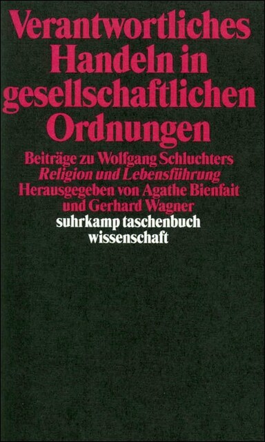 Verantwortliches Handeln in gesellschaftlichen Ordnungen (Paperback)