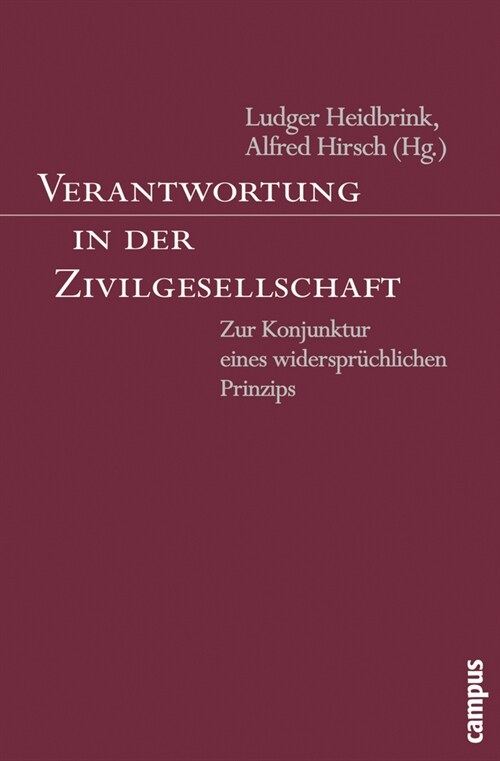 Verantwortung in der Zivilgesellschaft (Paperback)