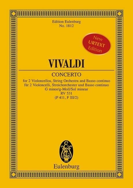 Concerto in G Minor RV 531 (P 411, F III/2) (Paperback)