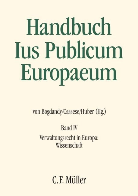 Verwaltungsrecht in Europa: Wissenschaft (Hardcover)