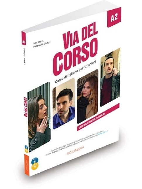 Via del Corso A2, m. 2 Audio-CDs u. Video-DVD (Paperback)
