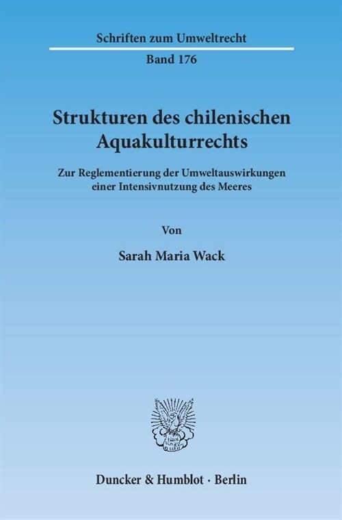 Strukturen des chilenischen Aquakulturrechts. (Paperback)