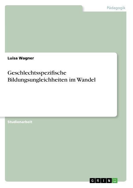 Geschlechtsspezifische Bildungsungleichheiten im Wandel (Paperback)