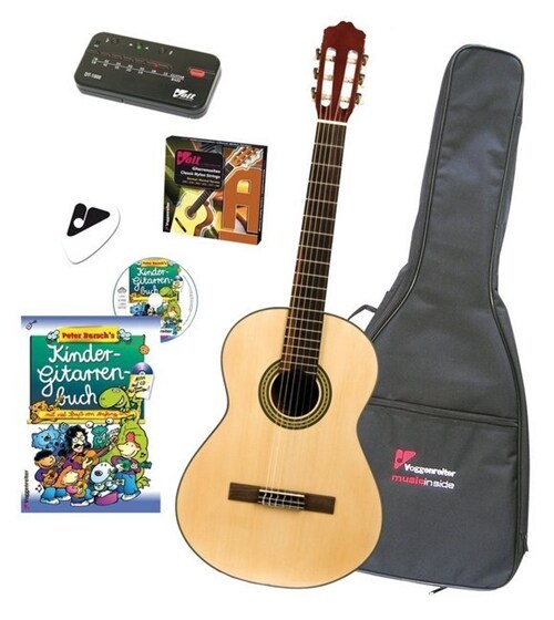 Voggys Kindergitarren-Set, Gitarrengroße 1/2 (General Merchandise)