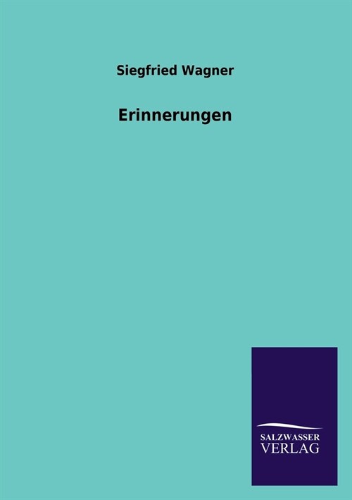 Erinnerungen (Paperback)