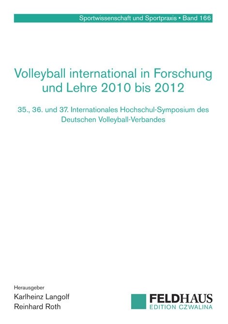 Volleyball international in Forschung und Lehre 2010 bis 2012 (Hardcover)