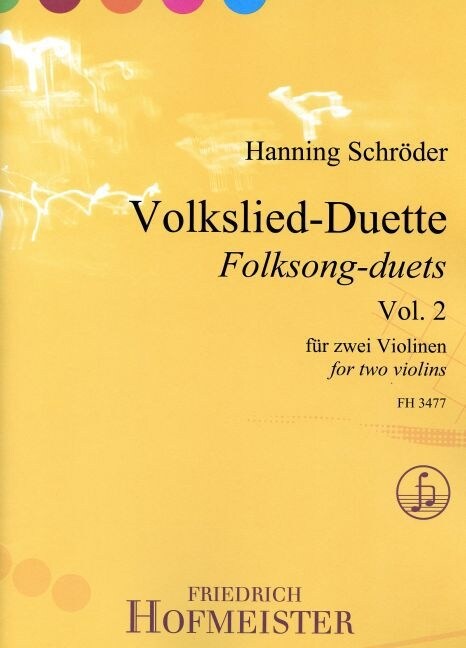 Volkslied-Duette, fur 2 Violinen. Vol.2 (Sheet Music)
