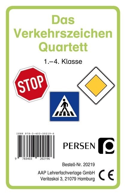 Das Verkehrszeichen-Quartett, Kartenspiel (Game)