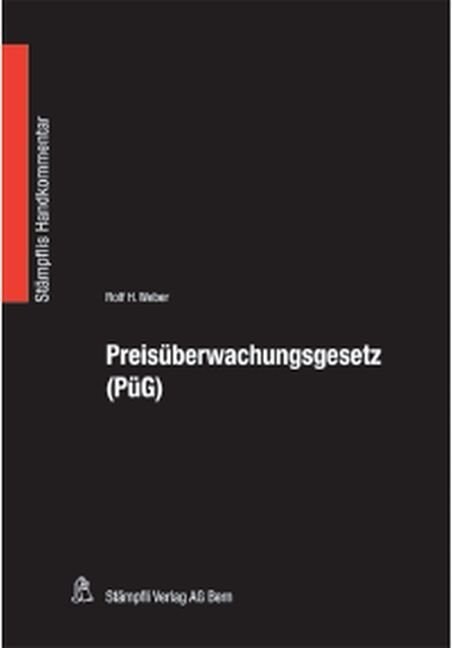 Preisuberwachungsgesetz (PuG) (Hardcover)