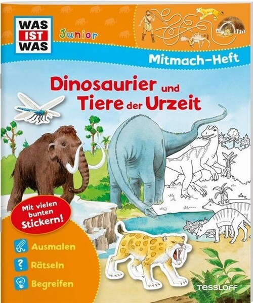 Dinosaurier und Tiere der Urzeit, Mitmach-Heft (Pamphlet)