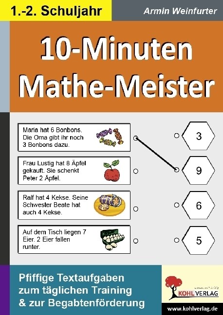 10-Minuten-Mathe-Meister, 1./2. Schulahr (Paperback)