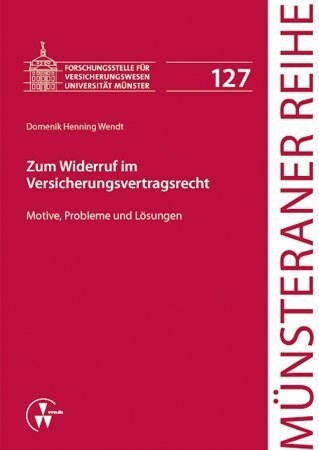 Zum Widerruf im Versicherungsvertragsrecht (Paperback)