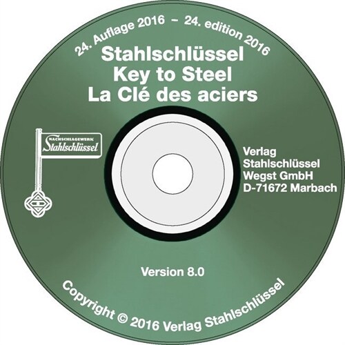 Stahlschlussel - Key to Steel 2016, CD-ROM (CD-ROM)