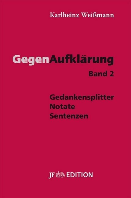 Gegenaufklarung. Bd.2 (Hardcover)