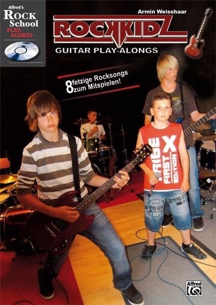 Rockkidz Play-Alongs - Guitar: Acht Fetzige Rocksongs Zum Mitspielen!, Book & CD (Paperback)