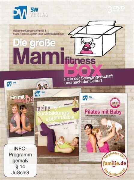 Die große Mamifitness-Box, 3 DVDs (DVD Video)