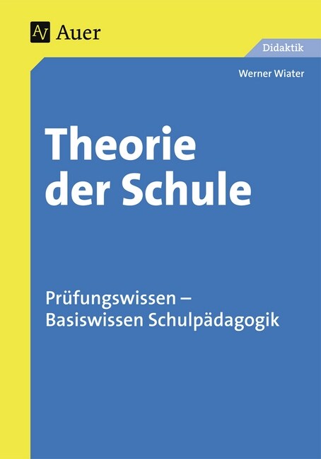 Theorie der Schule (Paperback)