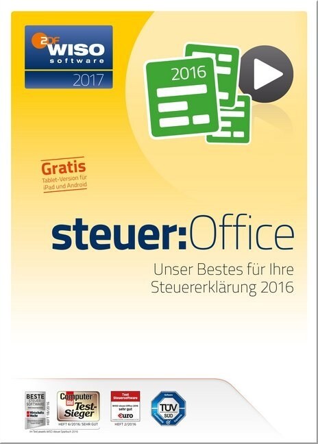WISO steuer:Office 2017, DVD-ROM (DVD-ROM)