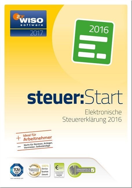 WISO steuer:Start 2017, CD-ROM (CD-ROM)