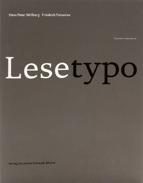 Lesetypografie (Paperback)