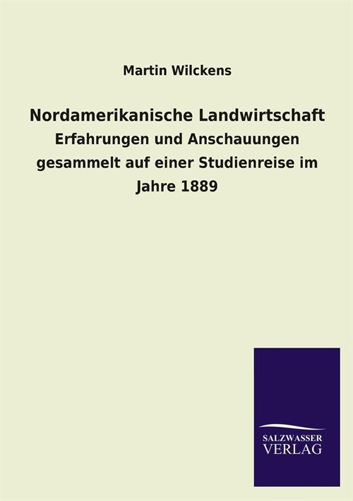 Nordamerikanische Landwirtschaft (Paperback)