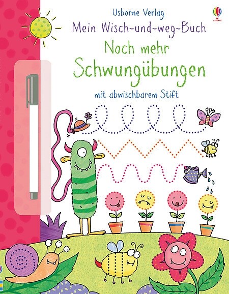 Mein Wisch-und-weg-Buch, Noch mehr Schwungubungen (Paperback)