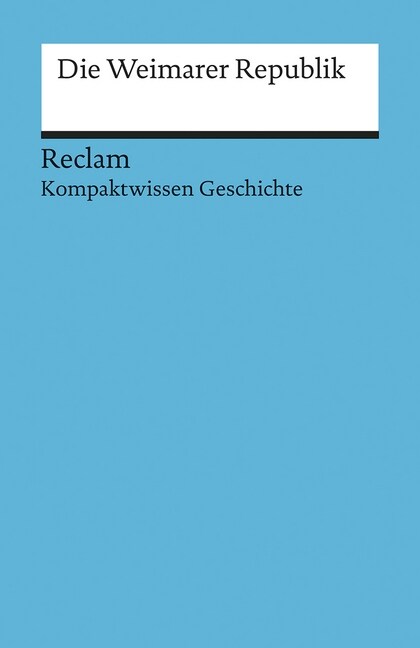 Weimarer Republik (Paperback)