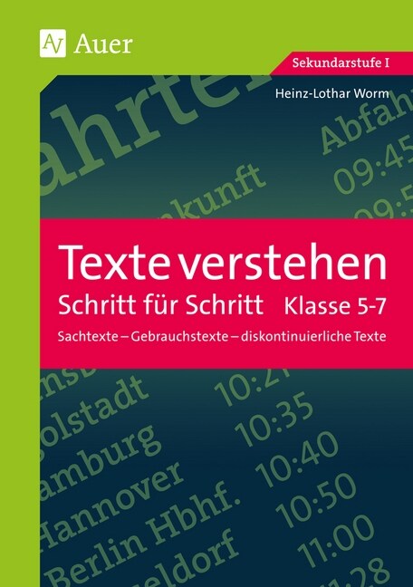 Texte verstehen - Schritt fur Schritt, Klasse 5-7 (Pamphlet)