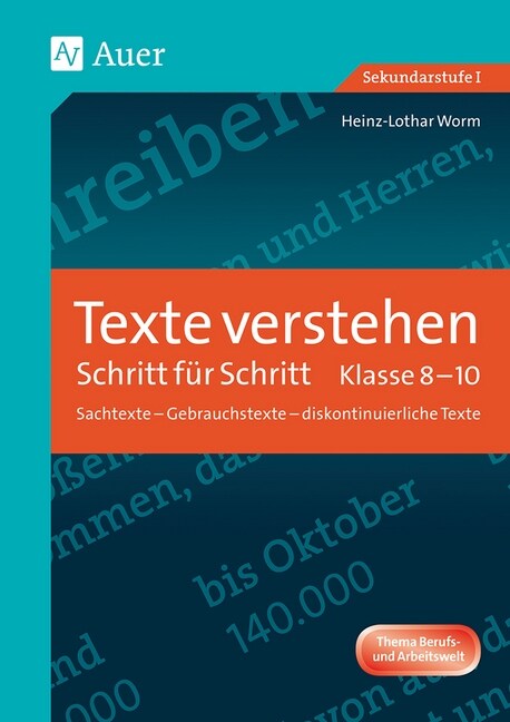 Texte verstehen - Schritt fur Schritt, Klasse 8-10 (Pamphlet)