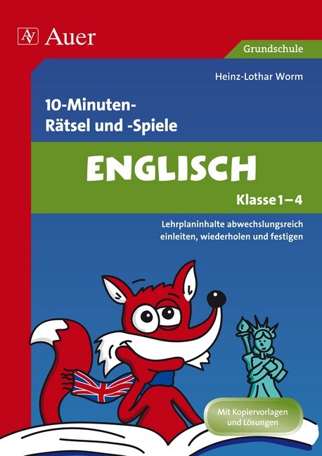 10-Minuten-Ratsel und -Spiele Englisch, Klasse 1-4 (Pamphlet)