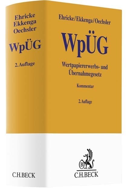 Wertpapiererwerbs- und Ubernahmegesetz (WpUG), Kommentar (Hardcover)