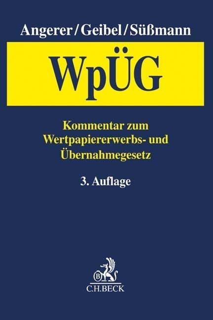 Wertpapiererwerbs- und Ubernahmegesetz (WpUG), Kommentar (Hardcover)