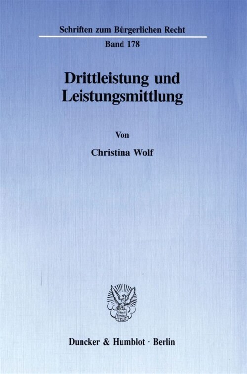 Drittleistung Und Leistungsmittlung (Paperback)