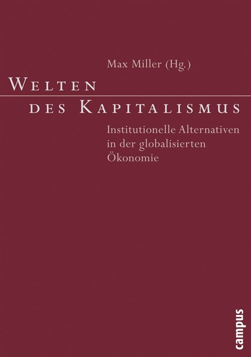 Welten des Kapitalismus (Paperback)