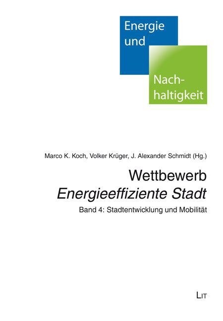 Wettbewerb Energieeffiziente Stadt. Bd.4 (Paperback)
