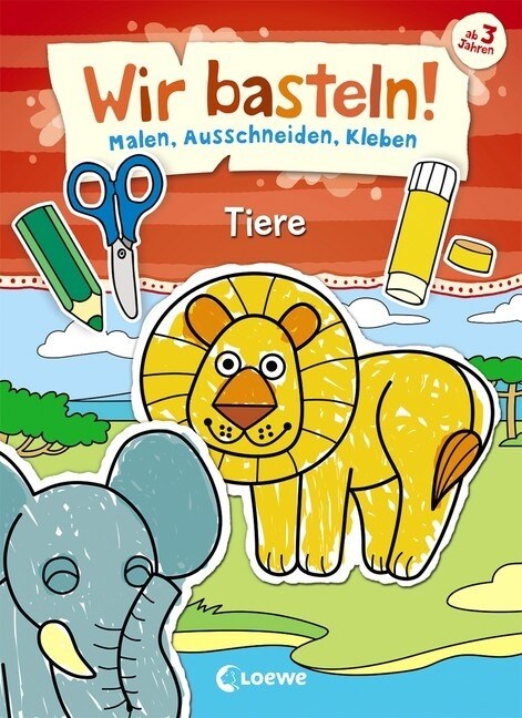 Wir basteln! - Tiere (Paperback)