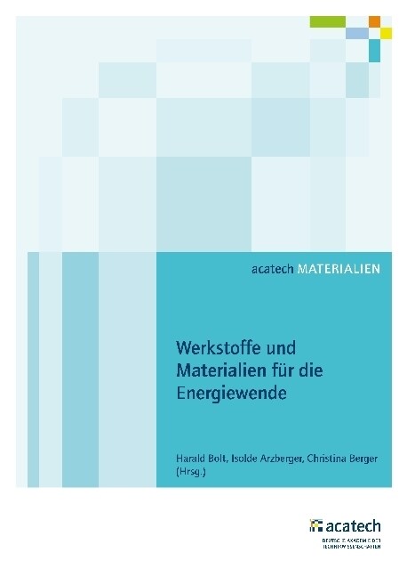 Werkstoffe und Materialien fur die Energiewende (Paperback)