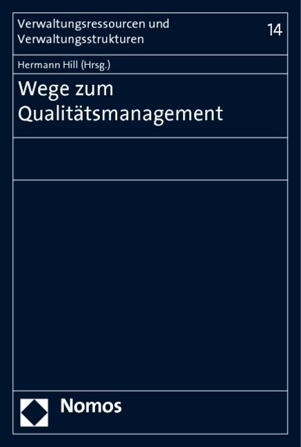 Wege zum Qualitatsmanagement (Paperback)