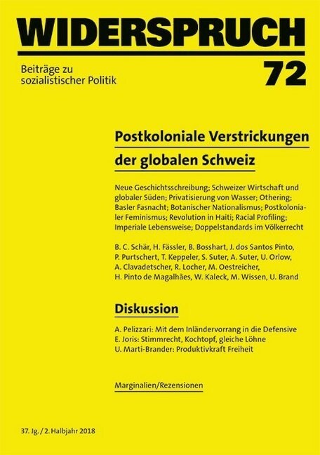 Widerspruch 72 (Paperback)