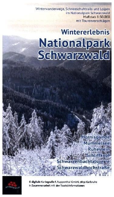 Wintererlebnis Nationalpark Schwarzwald, Winterkarte (Sheet Map)