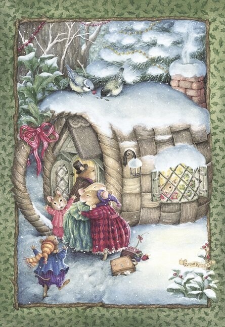 Weihnachtstreffen, Grußkarte mit Pragung u. Kuvert (General Merchandise)