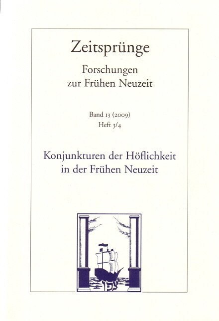 Konjunkturen der Hoflichkeit in der Fruhen Neuzeit (Paperback)