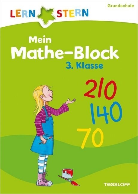 Lernstern: Mein Mathe-Malblock 3. Klasse (Paperback)