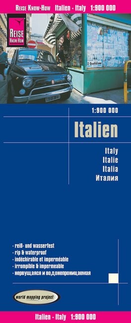 Reise Know-How Landkarte Italien. Italy / Italie / Italia (Sheet Map)