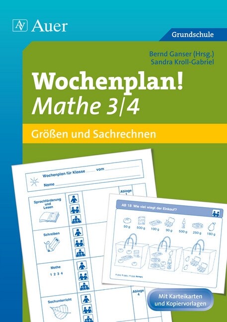 Wochenplan! Mathe 3/4 - Großen und Sachrechnen (Paperback)