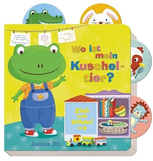 Wo ist mein Kuscheltier？ (Board Book)