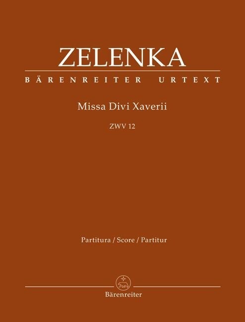 Missa Divi Xaverii, Partitur (Sheet Music)