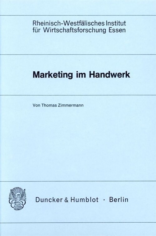 Marketing Im Handwerk (Paperback)