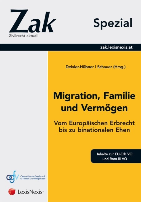 Zak Spezial - Migration, Familie und Vermogen (Paperback)